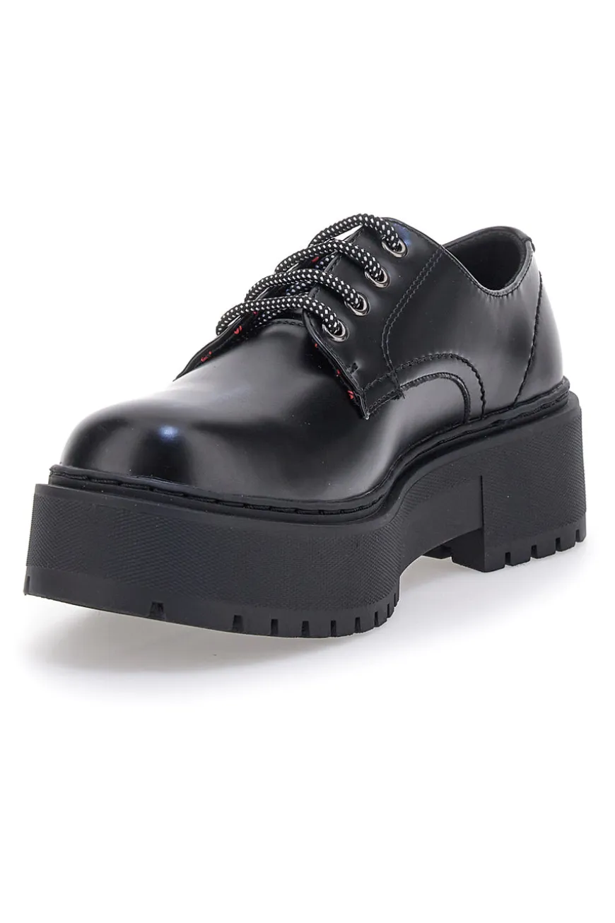 Scarpe stringate nere con platform LEVI'S PRINCE BOLD