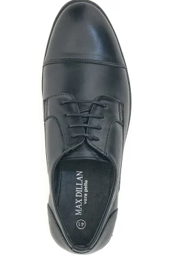 Scarpe Stringate Nere Con Suola In Gomma Max Dillan 205
