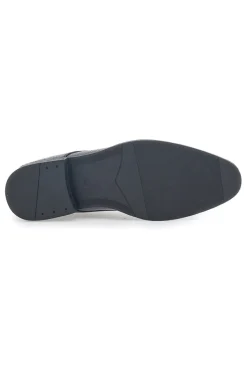 Scarpe Stringate Nere Con Trama Effetto Lucido Johes Land 178284