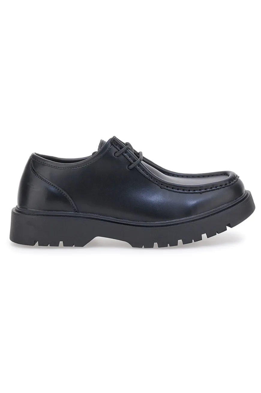 Scarpe Stringate Nere Cotton Belt CBM421P79
