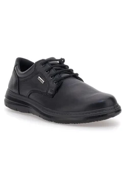 Scarpe stringate nere in pelle Imac 85130826790011