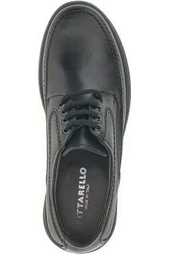 Scarpe Stringate Nere In Vera Pelle Pittarello 2182