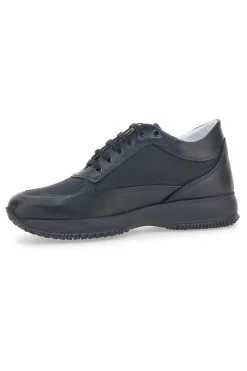 Scarpe Stringate Nere In Vera Pelle Made In Italy Jerpoint 620