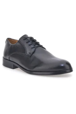 Scarpe Stringate Nere In Vera Pelle Pittarello Class 330