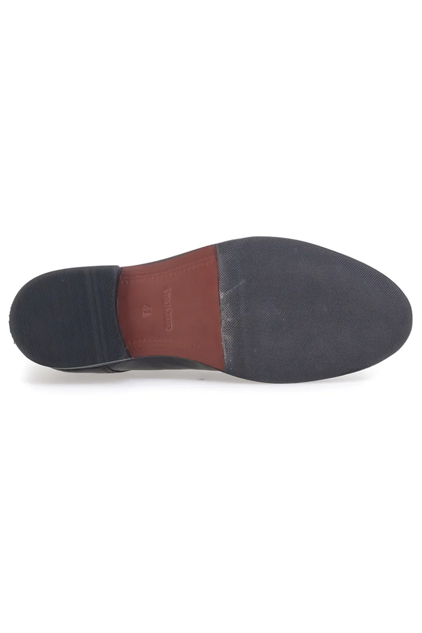 Scarpe Stringate Nere In Vera Pelle Pittarello Class 330