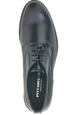Scarpe Stringate Nere In Vera Pelle Made In Italy Pittarello 7720
