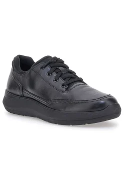 Scarpe Stringate Nere in Vera Pelle con Soletta Memory Foam PITTARELLO TIERRA 22105792