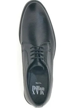 Scarpe Stringate Nere In Vera Pelle Max Dillan 401