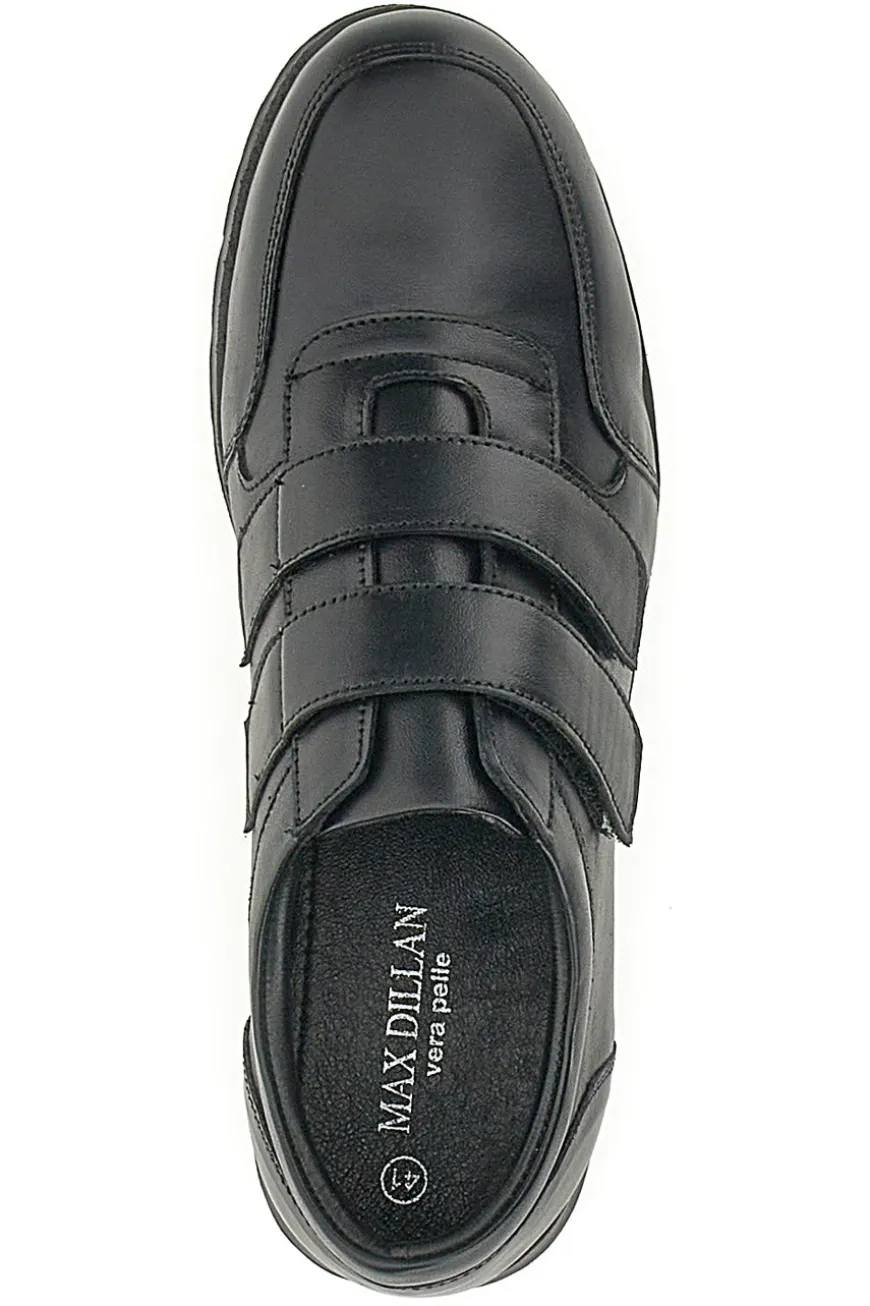 Scarpe Stringate Nere in Vera Pelle Max Dillan 858