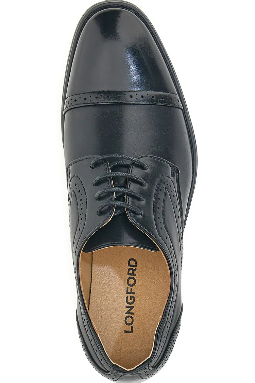 Scarpe Stringate Nere Longford 22615
