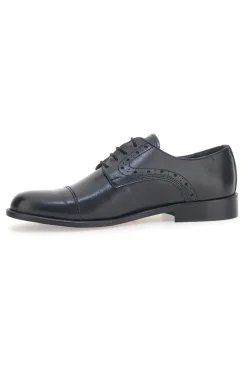 Scarpe Stringate Pittarello 7715 Nere Vera Pelle