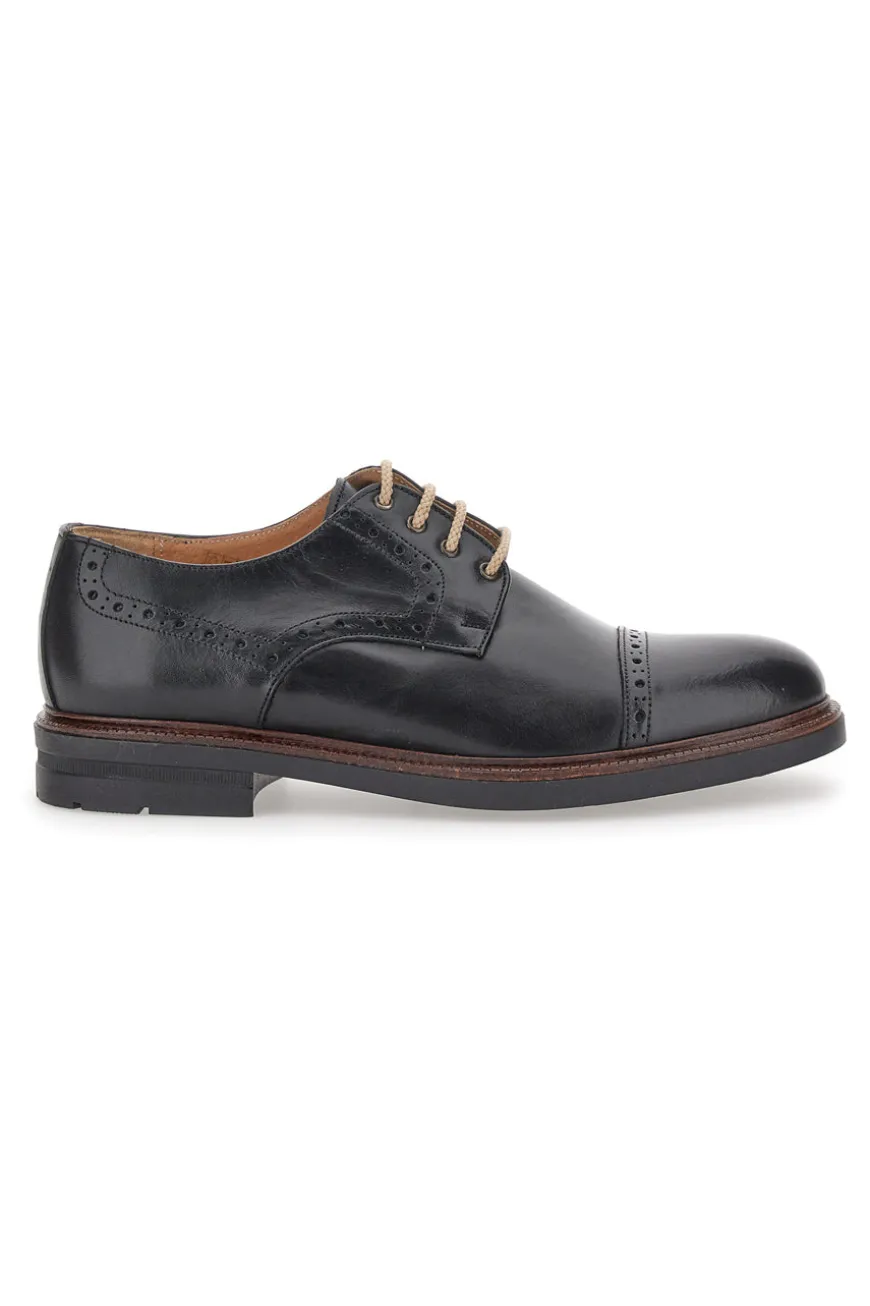 Scarpe Stringate Pittarello 8204 Nere