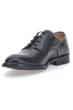 Scarpe Stringate Vera Pelle Nere Pittarello 6051