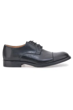 Scarpe Stringate Vera Pelle Nere Pittarello 5051