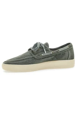 Scarpe Stringate Verdi con Tomaia in Tela WRANGLER 20251033