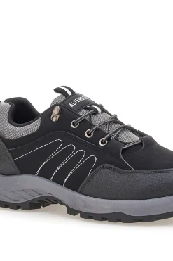 Scarpe trekking nere con suola carrarmato Altemberg GB2047