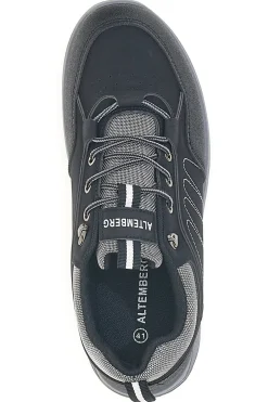 Scarpe trekking nere con suola carrarmato Altemberg GB2047