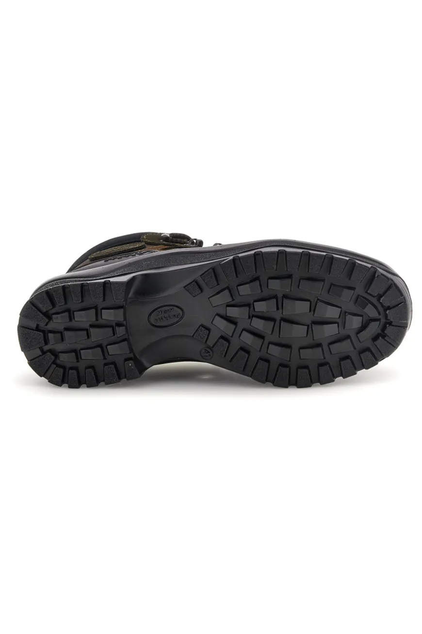Scarponcini da trekking verde oliva con support system Track down 10694S3