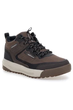 Scarponcini marroni impermeabili con memory foam Skechers Urban Street Hiker