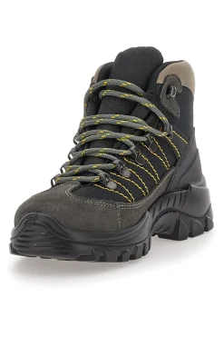 Scarponcino da Trekking Antracite In Pelle Scamosciata Grisport 913342