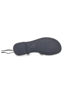 Schwarze Gladiator-Sandalen mit Flip-Flops PITTARELLO SUN A6700101