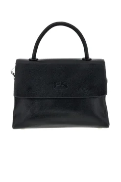 Schwarze Handtasche mit Schulterriemen Emma spagnesi PU8901