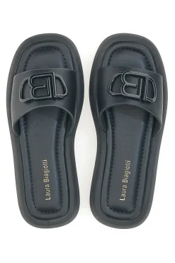 Schwarze Hausschuhe für Damen Laura Biagiotti 8643