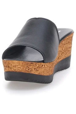 Schwarze Hausschuhe mit Lederband Made in Italy PITTARELLO 233170428
