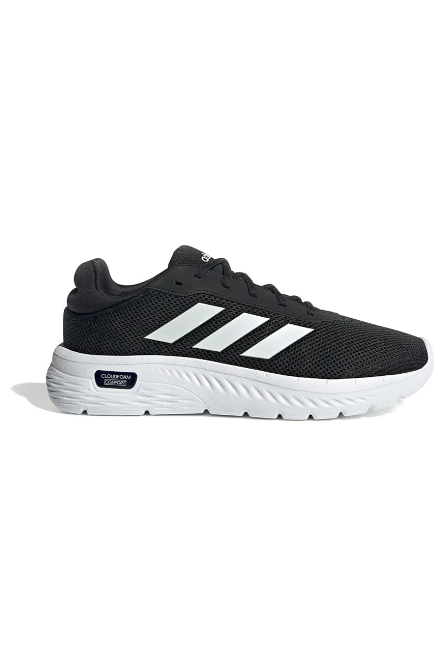 Schwarze Laufschuhe mit weißer Sohle ADIDAS CLOUDFOAM COMFY