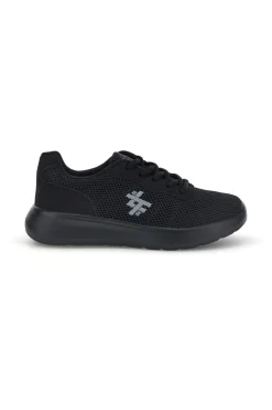 Schwarze Netz-Turnschuhe 2t2l 155BK070903
