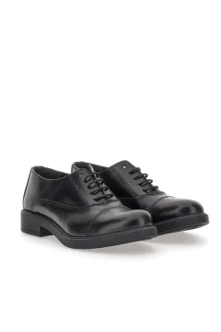Schwarze Schnürschuhe aus echtem Leder PITTARELLO ELITE 73