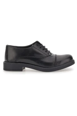 Schwarze Schnürschuhe aus echtem Leder PITTARELLO ELITE 73