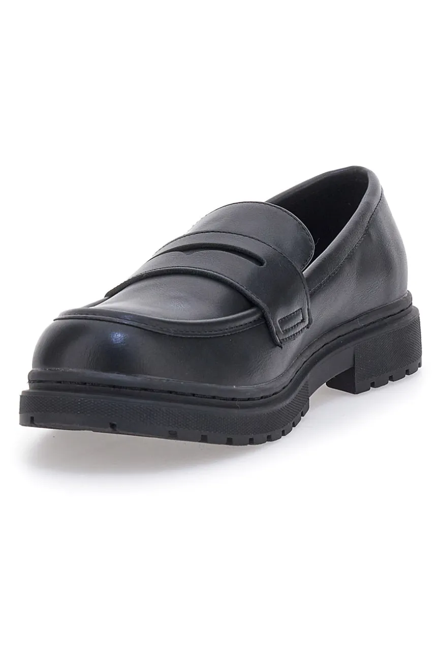 Schwarze Slipper mit Löwenmaul LEVI'S LUCY