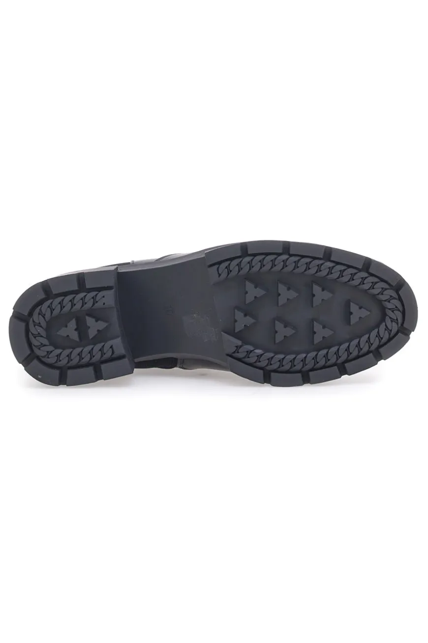 Schwarze Stiefeletten mit Absatz GMV 296