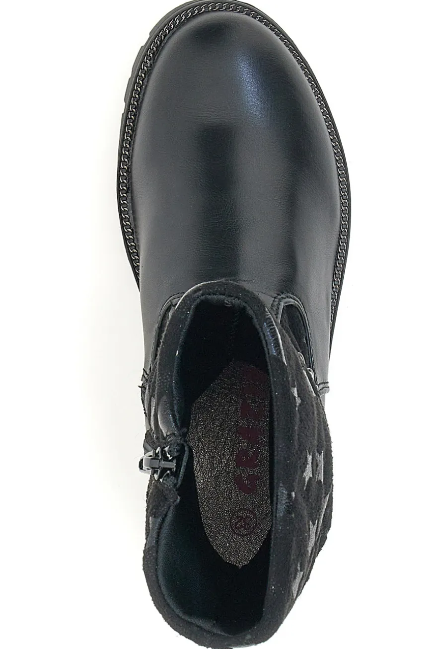 Schwarze Stiefel für Mädchen Danke 14225