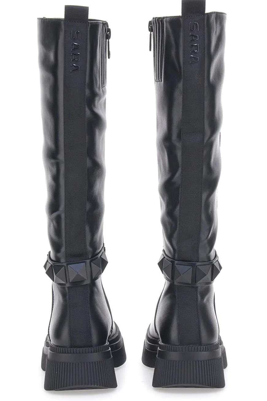 Schwarze Stiefel Sara Lopez 32201