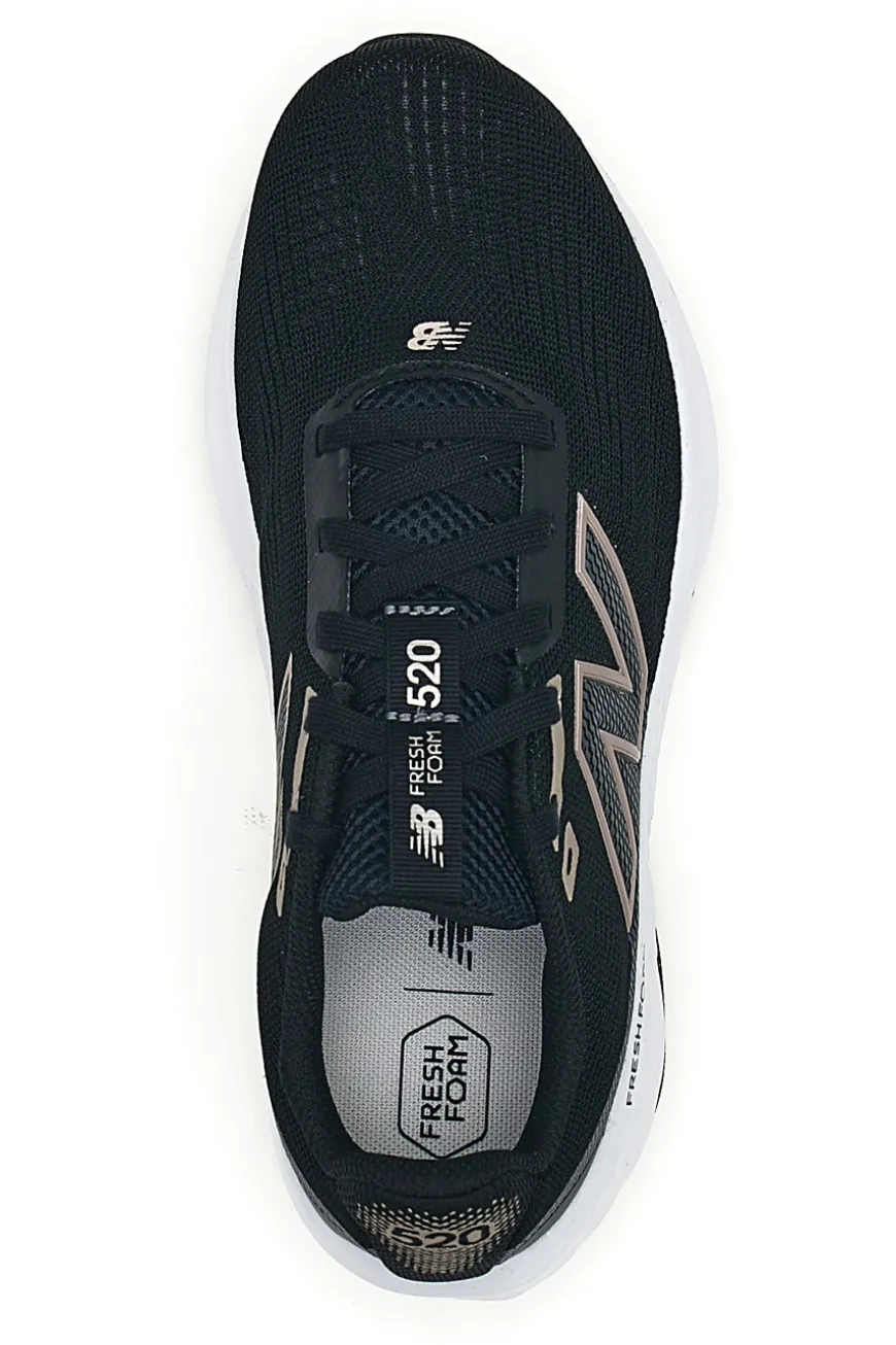 Schwarze Turnschuhe mit Fresh Foam aus atmungsaktivem Stoff New balance W520lk9