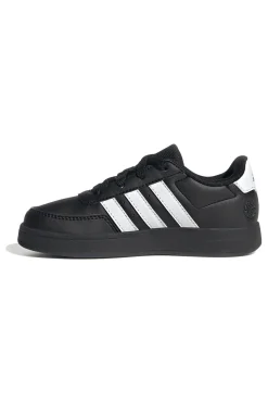 Schwarze Turnschuhe mit weißen Streifen Adidas Breaknet 2.0