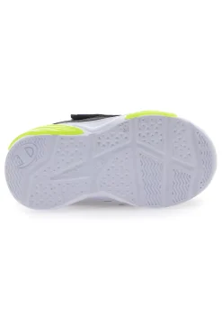 Schwarze und blaue Turnschuhe mit Lichtern Champion Wave B TD