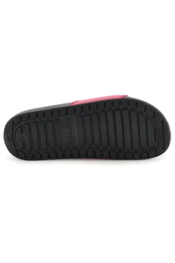 Schwarze und fuchsiafarbene Badelatschen mit Levi's-Logo VPOL0241S