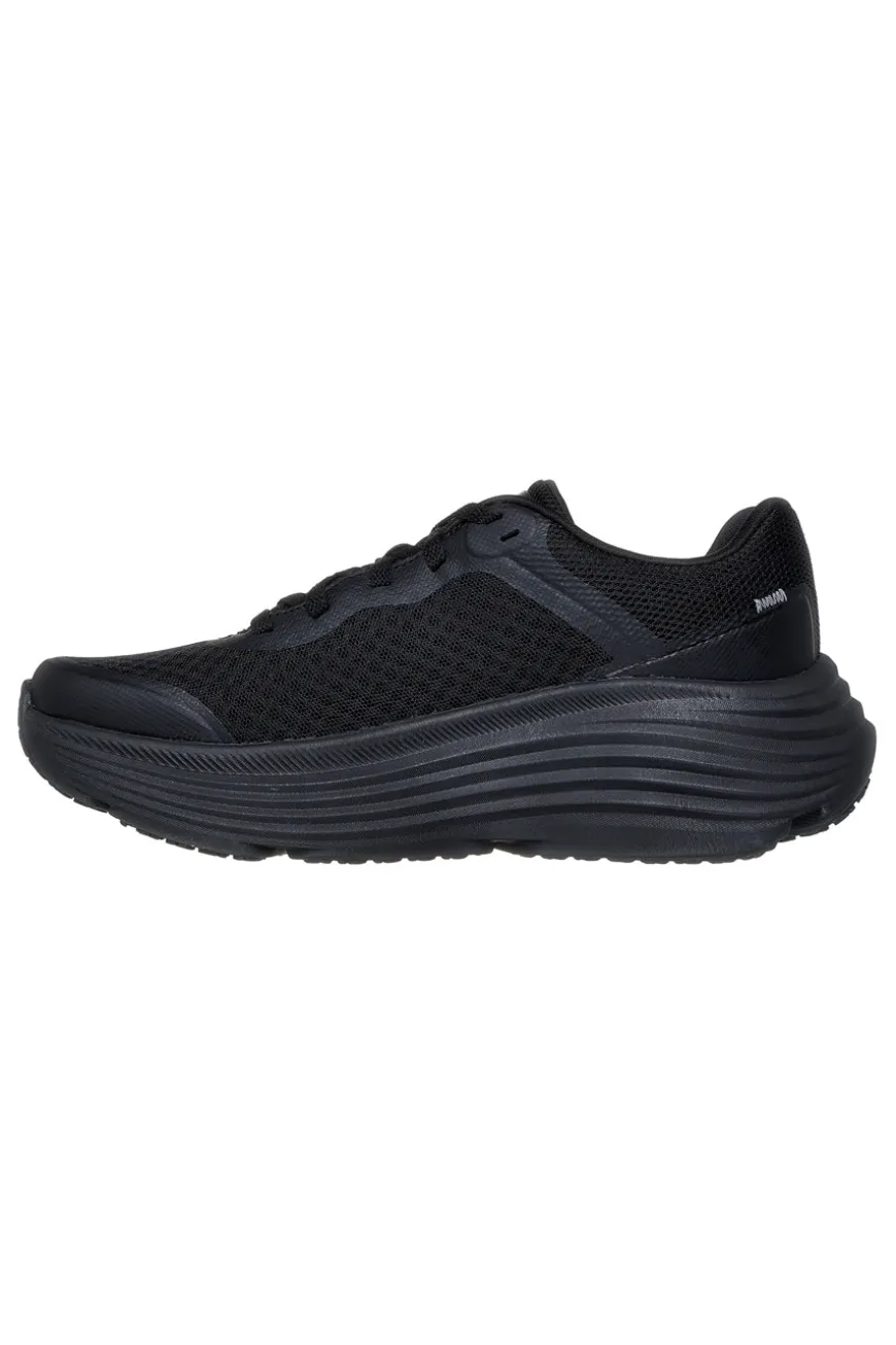 Schwarze vegane Running-Schuhe Skechers Max Cushioning Endeavour