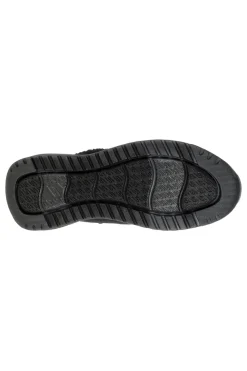 Schwarze wasserdichte Anfibi mit Innenfutter aus Pelz Skechers ON-THE-GO STELLAR ALPINE ADVENTURE