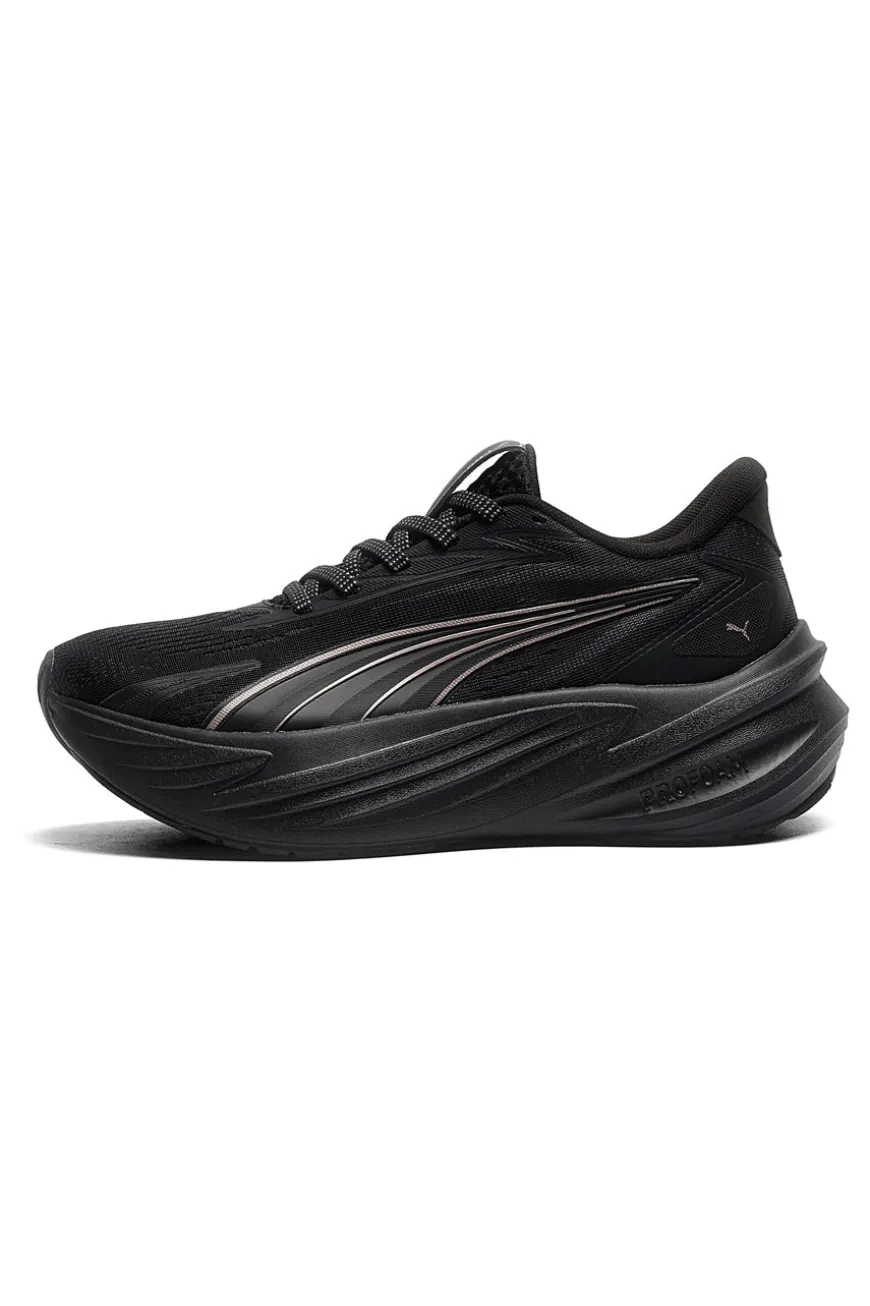 Schwarz gepolsterte Laufschuhe Puma Maxima Pro