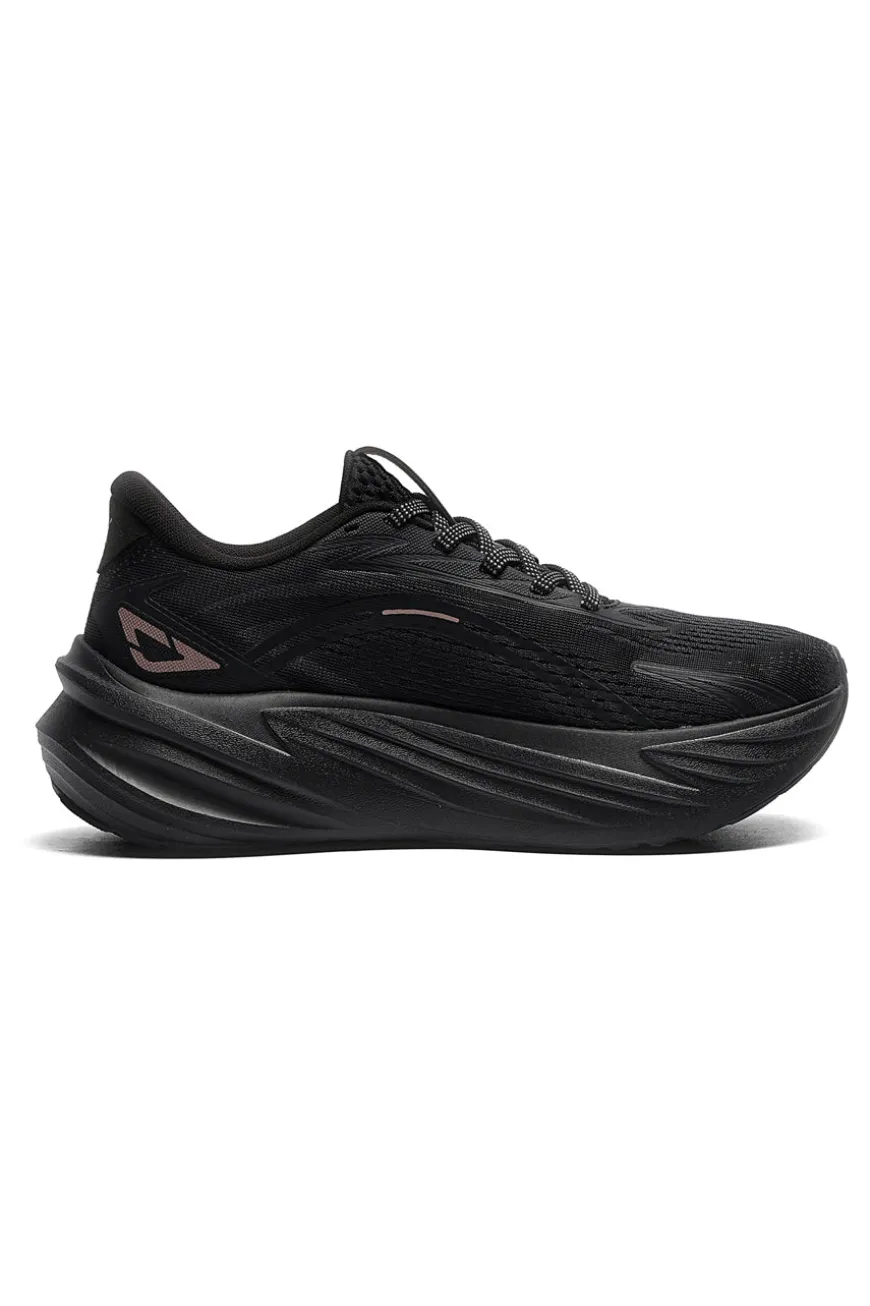 Schwarz gepolsterte Laufschuhe Puma Maxima Pro