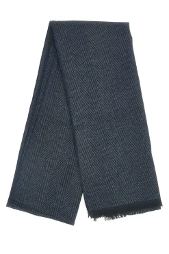 Sciarpa blu fantasia spigata calda Roncato 46,003,02