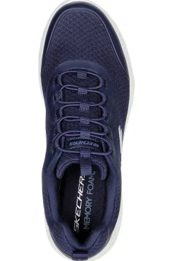 Skechers Dynamight 2.0 Gym-Schuhe mit Mesh-Obermaterial in Blau und Weiß - Setner