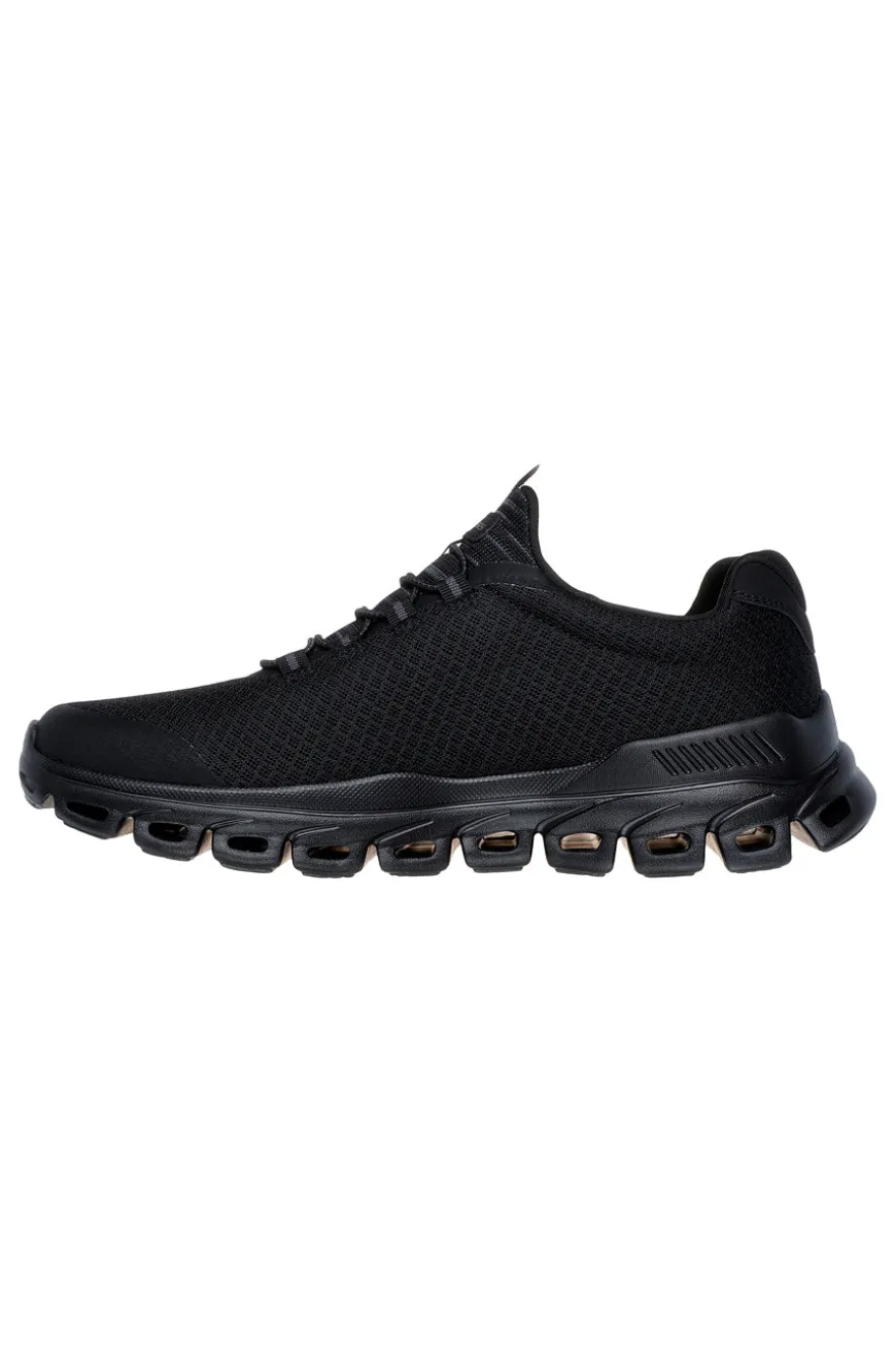 Skechers – GLIDE-STEP SYLO – Vegane Sneakers mit gepolsterter Sohle in Schwarz