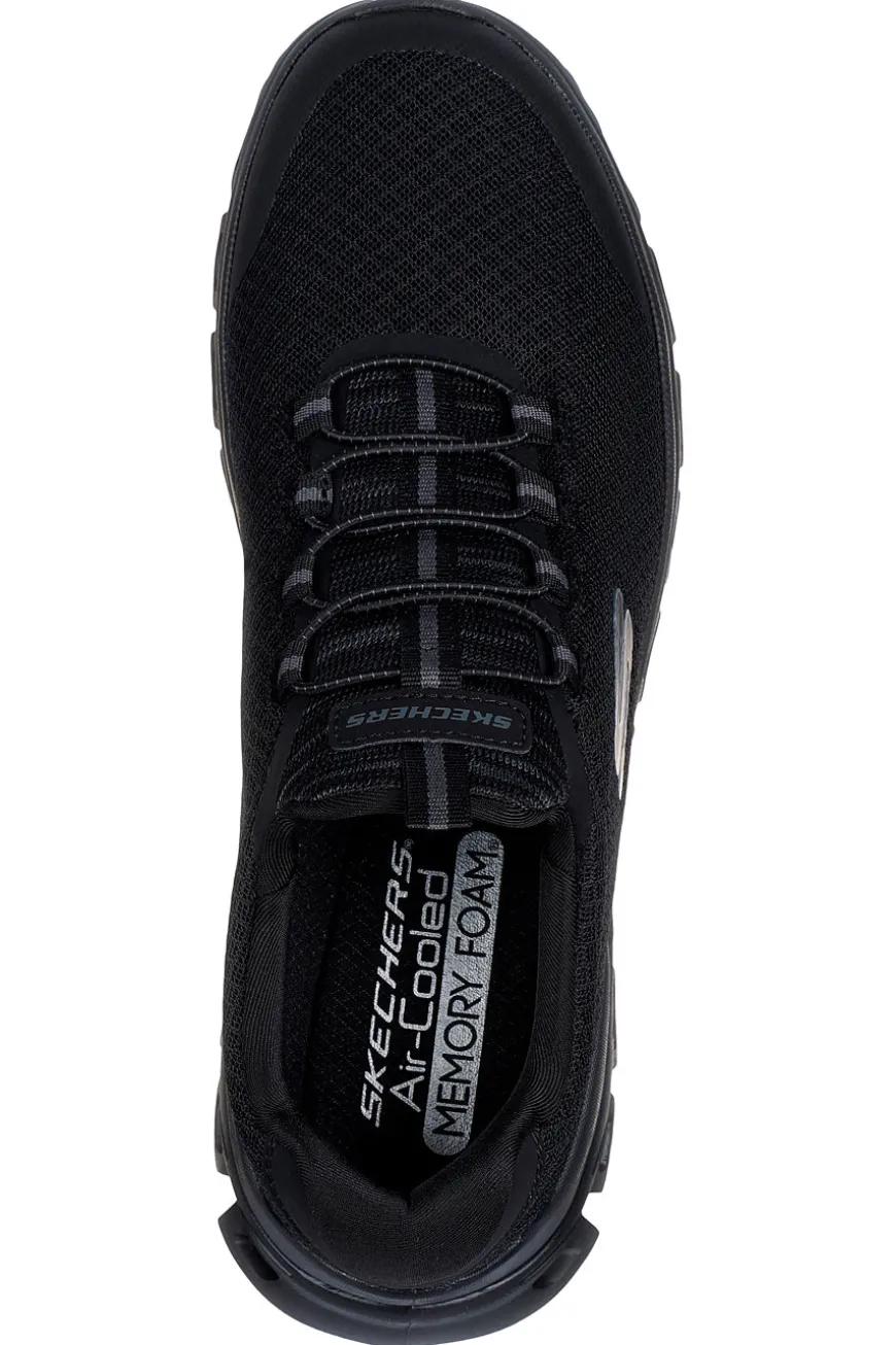 Skechers – GLIDE-STEP SYLO – Vegane Sneakers mit gepolsterter Sohle in Schwarz