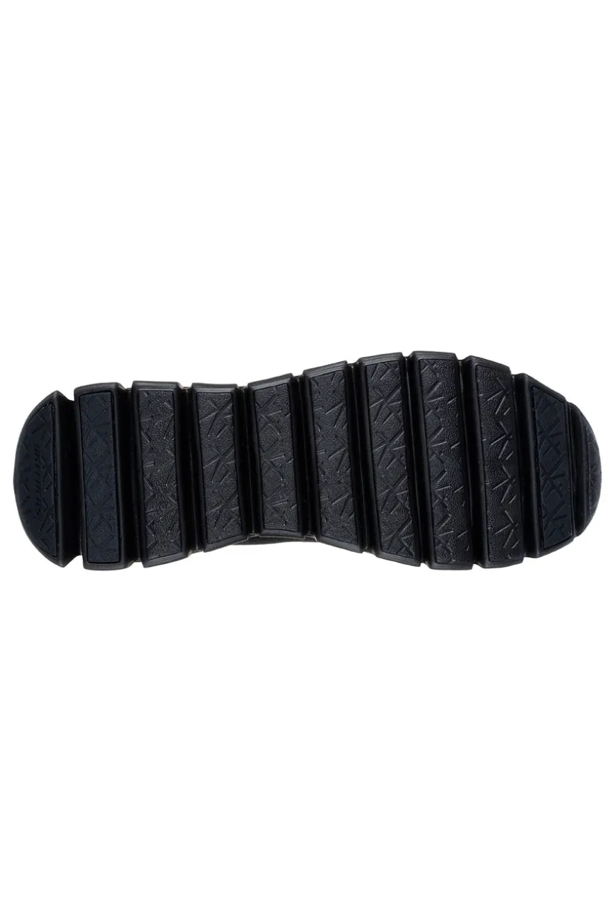 Skechers – GLIDE-STEP SYLO – Vegane Sneakers mit gepolsterter Sohle in Schwarz