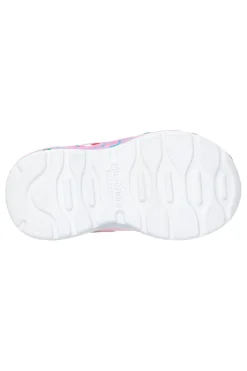 Skechers Play Scene Fun Squad – Rosa Sneaker mit Glitzer und verzierter Sohle
